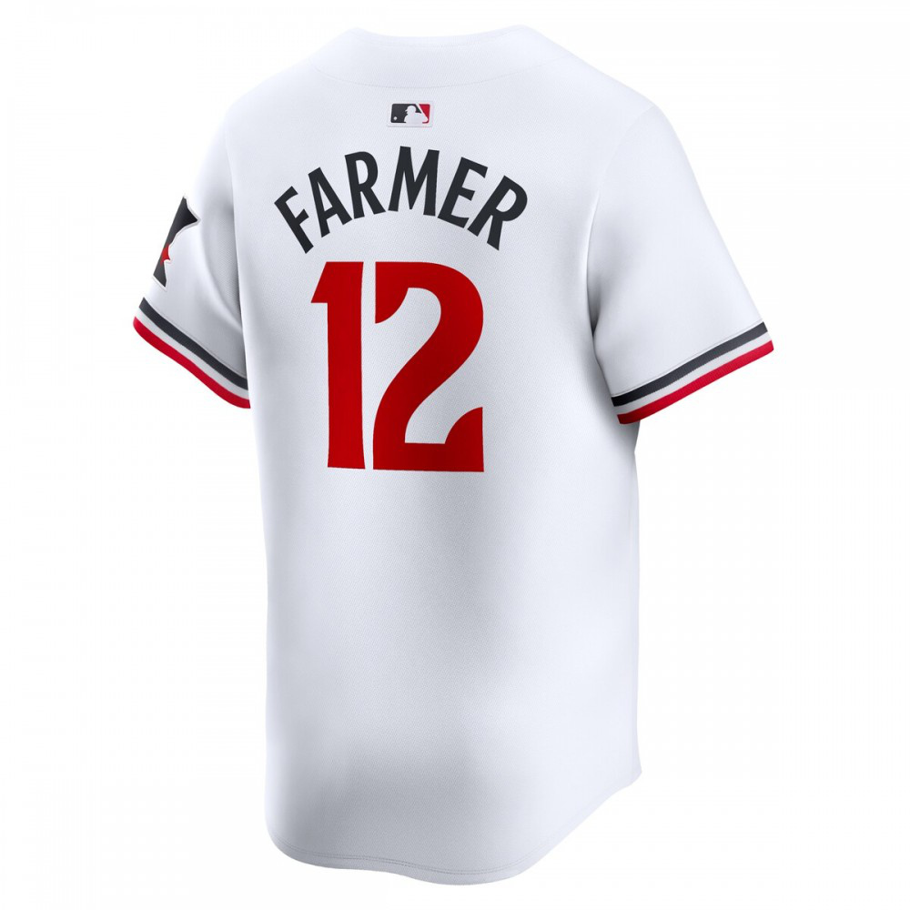 Kyle Farmer Minnesota Twins Home Limited Player Jersey - White-Pro Kit Vault | Brand New 26/27 Sports Jerseys
