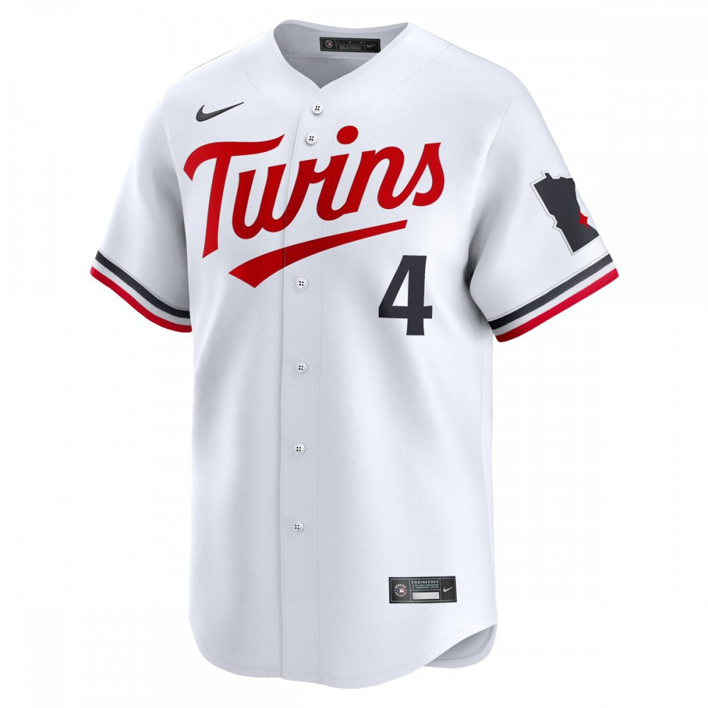 Carlos Correa Minnesota Twins Youth Home Limited Player Jersey - White-Pro Kit Vault | Brand New 26/27 Sports Jerseys