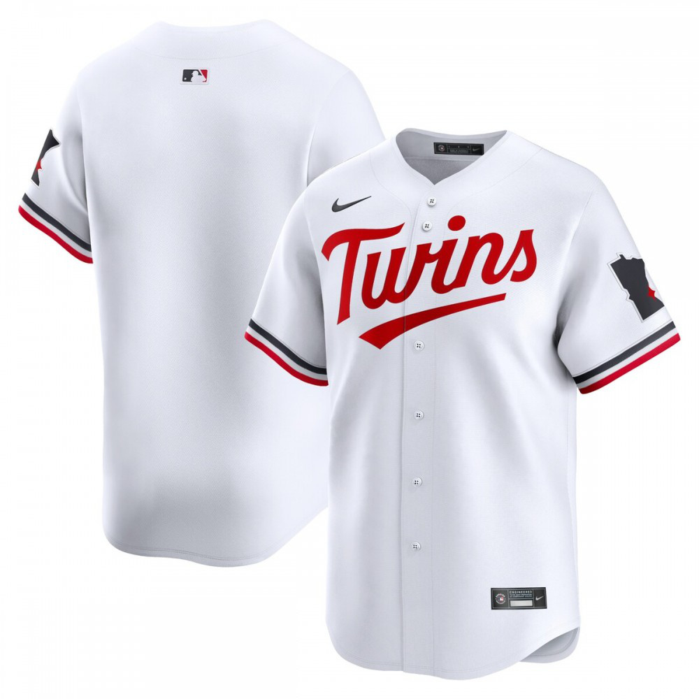 Minnesota Twins Youth Home Limited Jersey - White-Pro Kit Vault | Brand New 26/27 Sports Jerseys