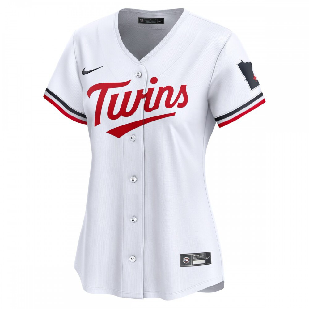 Minnesota Twins Women's Home Limited Jersey - White-Pro Kit Vault | Brand New 26/27 Sports Jerseys