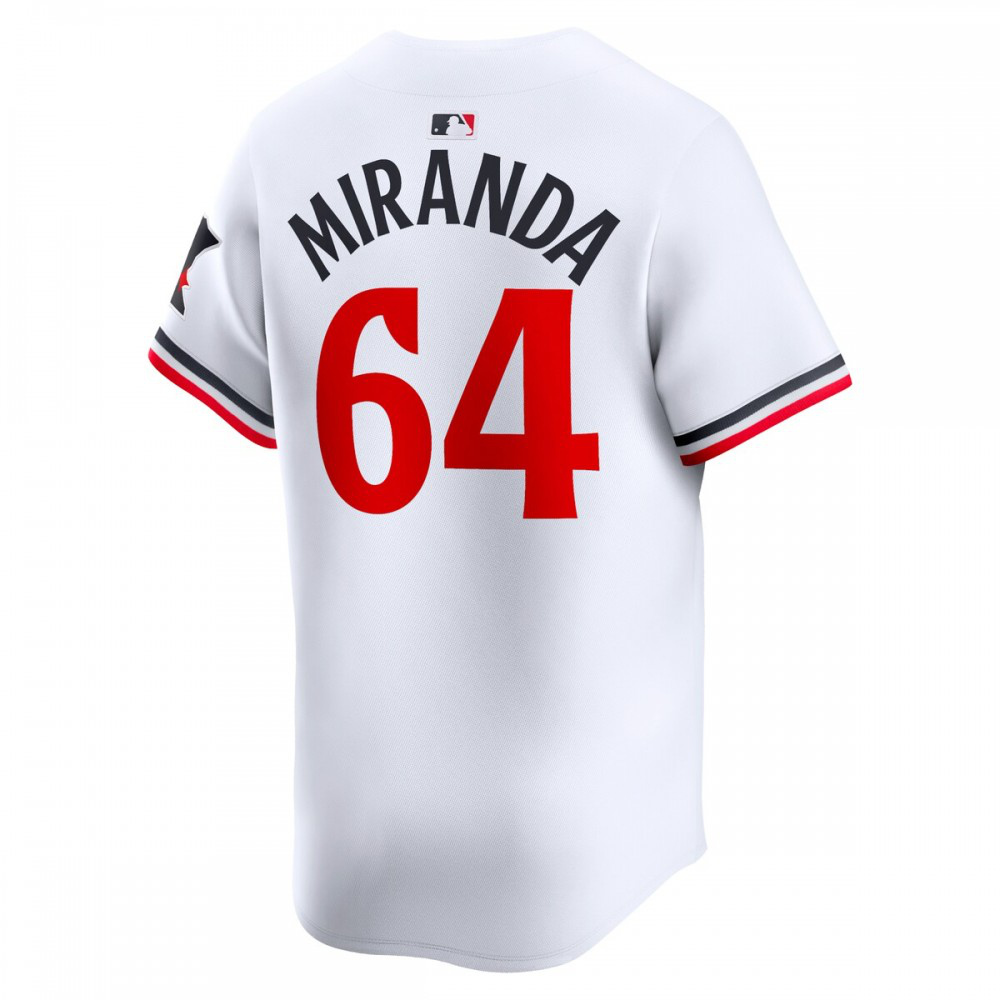 Jose Miranda Minnesota Twins Home Limited Player Jersey - White-Pro Kit Vault | Brand New 26/27 Sports Jerseys