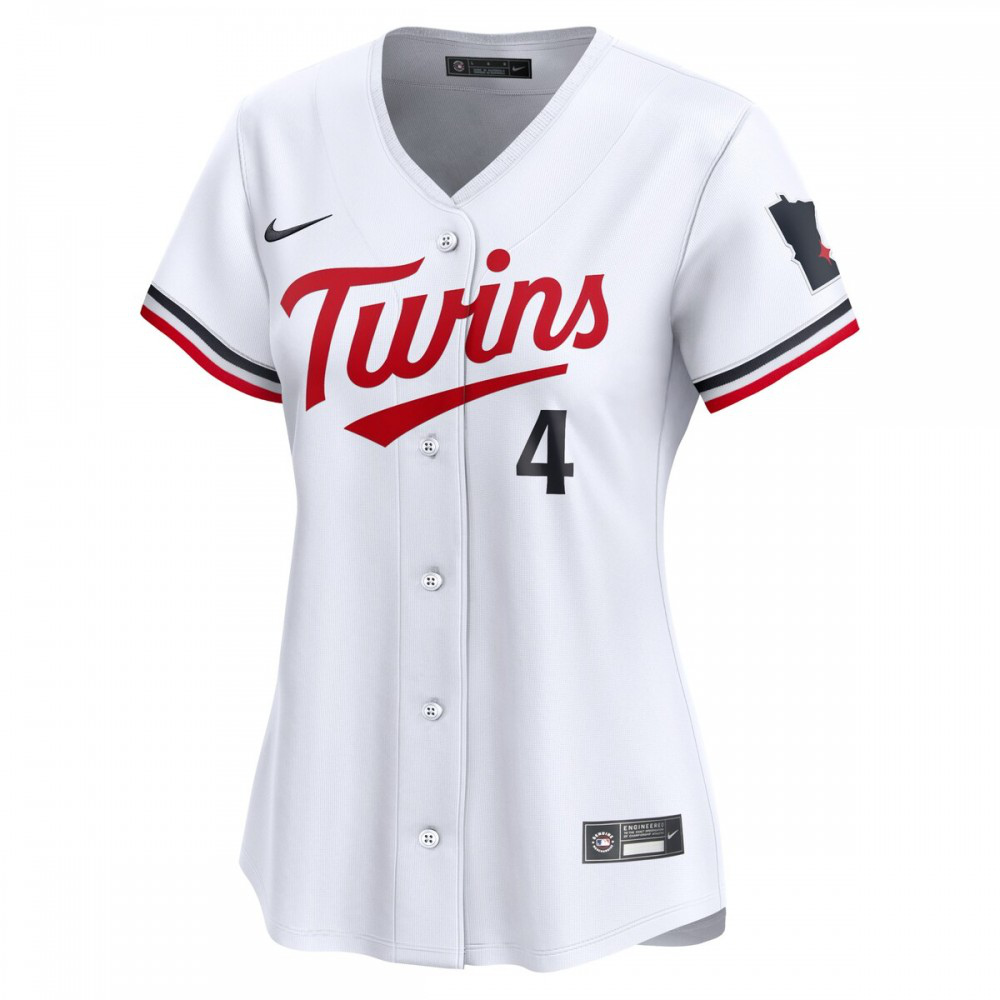 Carlos Correa Minnesota Twins Women's Home Limited Player Jersey - White-Pro Kit Vault | Brand New 26/27 Sports Jerseys