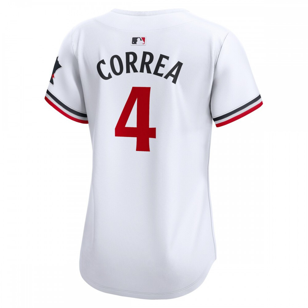 Carlos Correa Minnesota Twins Women's Home Limited Player Jersey - White-Pro Kit Vault | Brand New 26/27 Sports Jerseys