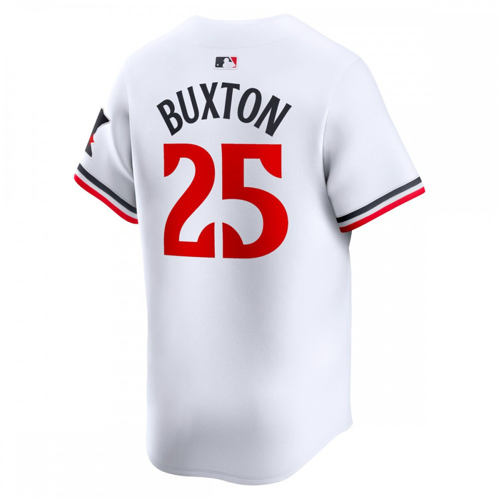 Byron Buxton Minnesota Twins Home Limited Player Jersey - White-Pro Kit Vault | Brand New 26/27 Sports Jerseys