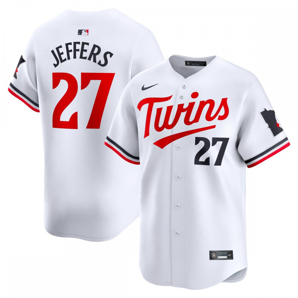 Ryan Jeffers Minnesota Twins Home Limited Player Jersey - White-Pro Kit Vault | Brand New 26/27 Sports Jerseys