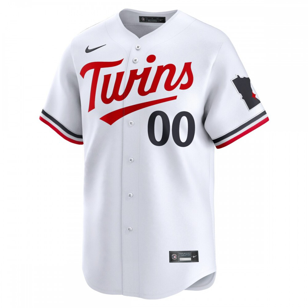 Minnesota Twins Home Limited Custom Jersey - White-Pro Kit Vault | Brand New 26/27 Sports Jerseys
