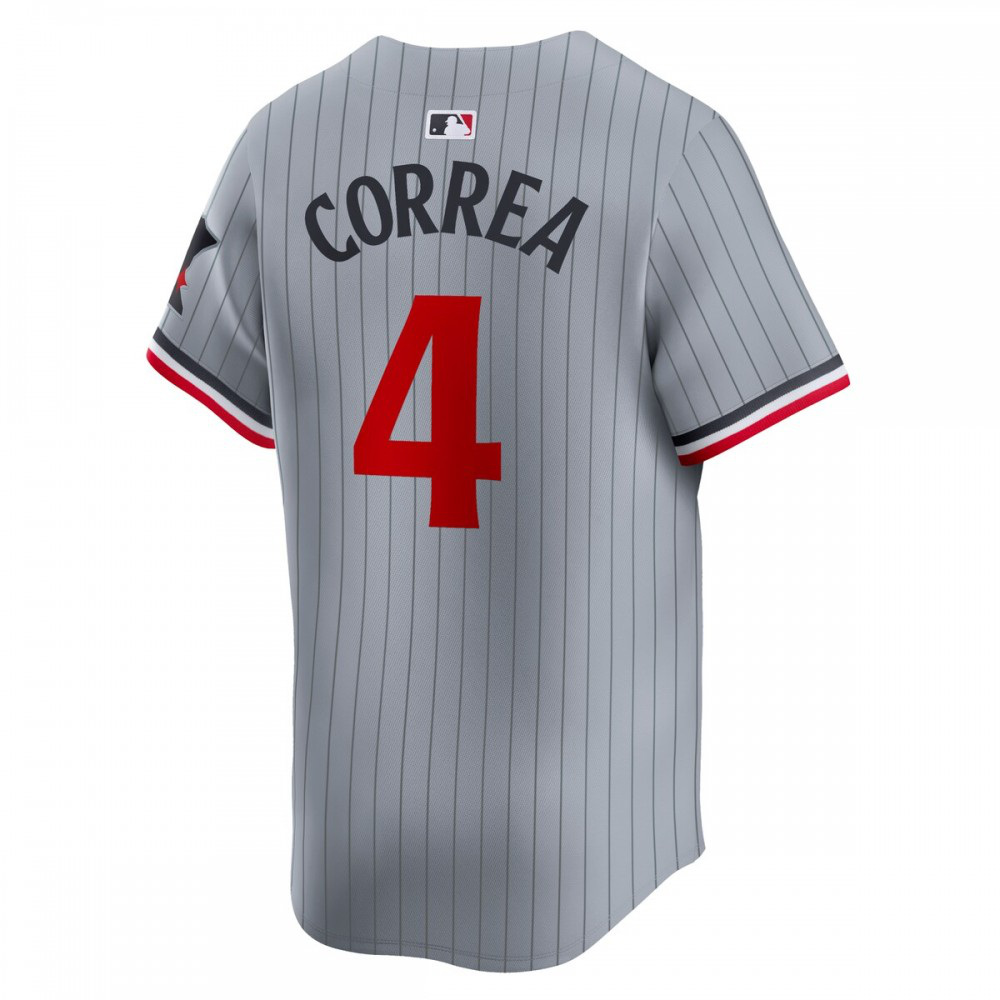 Carlos Correa Minnesota Twins Road Limited Player Jersey聽鈥?Gray-Pro Kit Vault | Brand New 26/27 Sports Jerseys