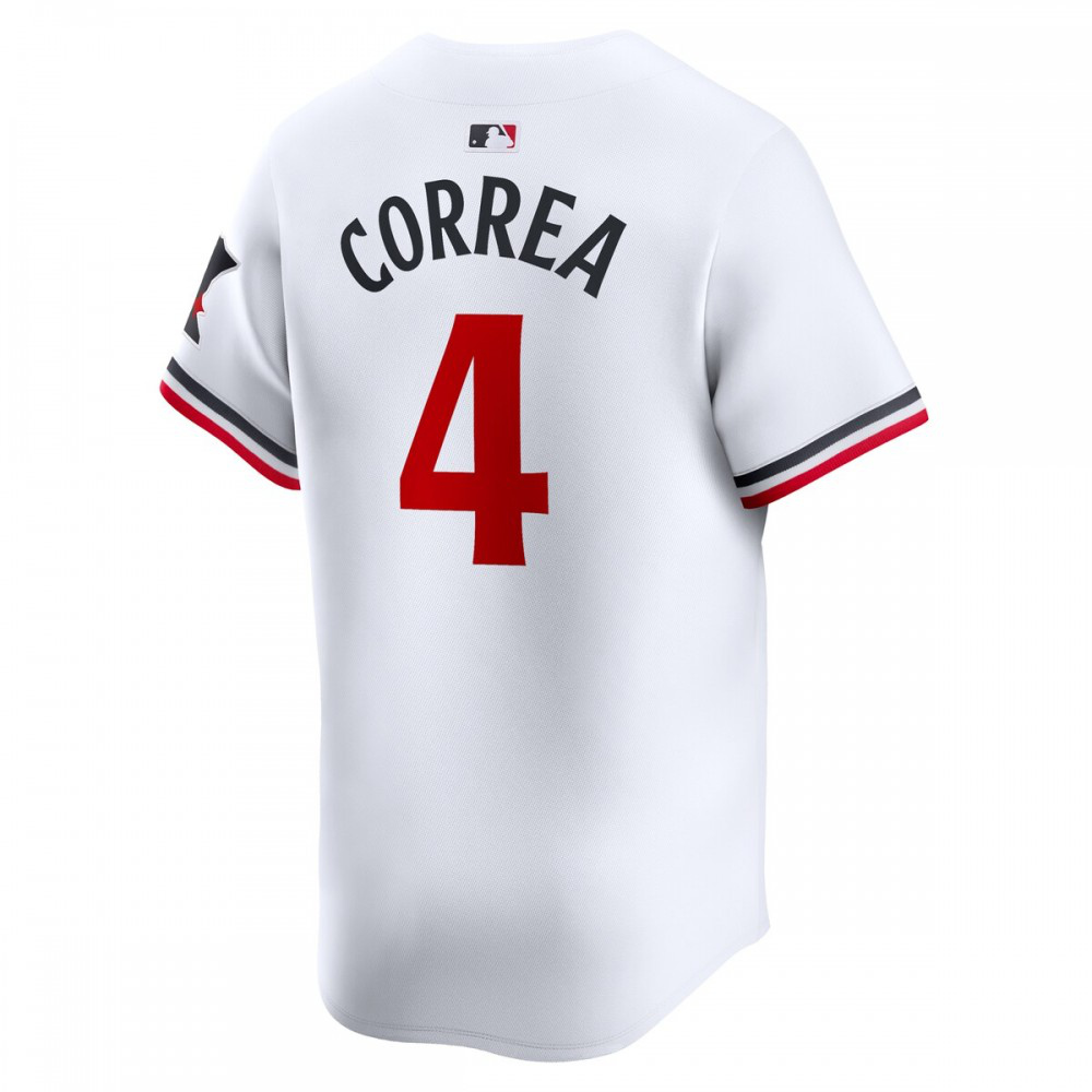 Carlos Correa Minnesota Twins Home Limited Player Jersey - White-Pro Kit Vault | Brand New 26/27 Sports Jerseys