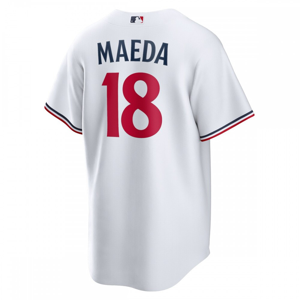 Kenta Maeda Minnesota Twins Home Replica Jersey - White-Pro Kit Vault | Brand New 26/27 Sports Jerseys