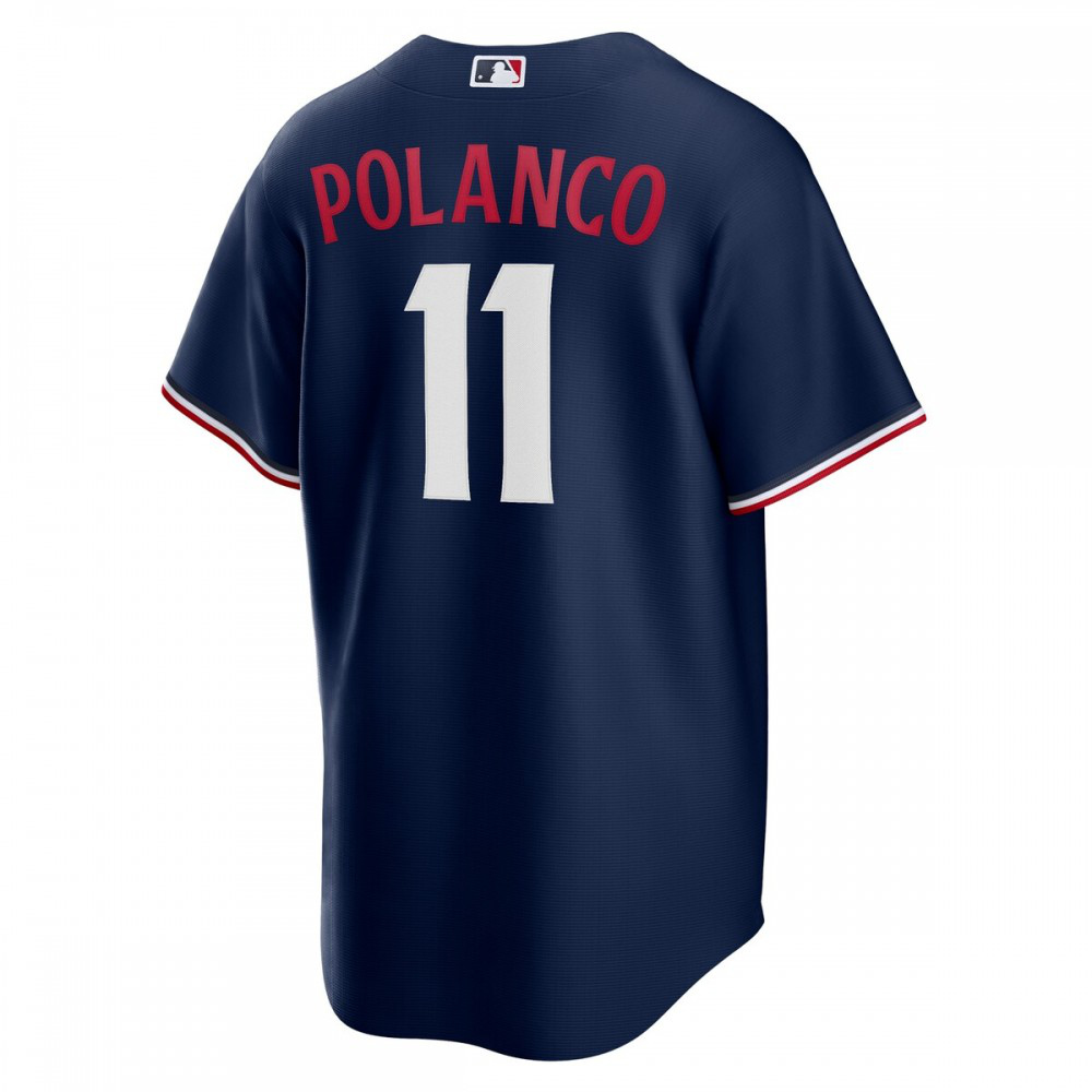 Jorge Polanco Minnesota Twins Alternate Replica Player Jersey - Navy-Pro Kit Vault | Brand New 26/27 Sports Jerseys
