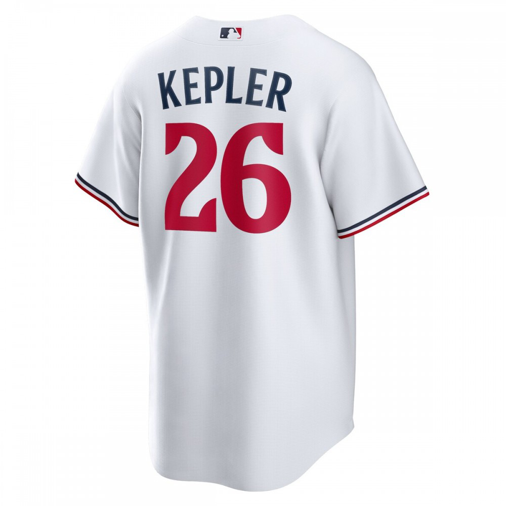 Max Kepler Minnesota Twins Home Replica Player Logo Jersey - White-Pro Kit Vault | Brand New 26/27 Sports Jerseys