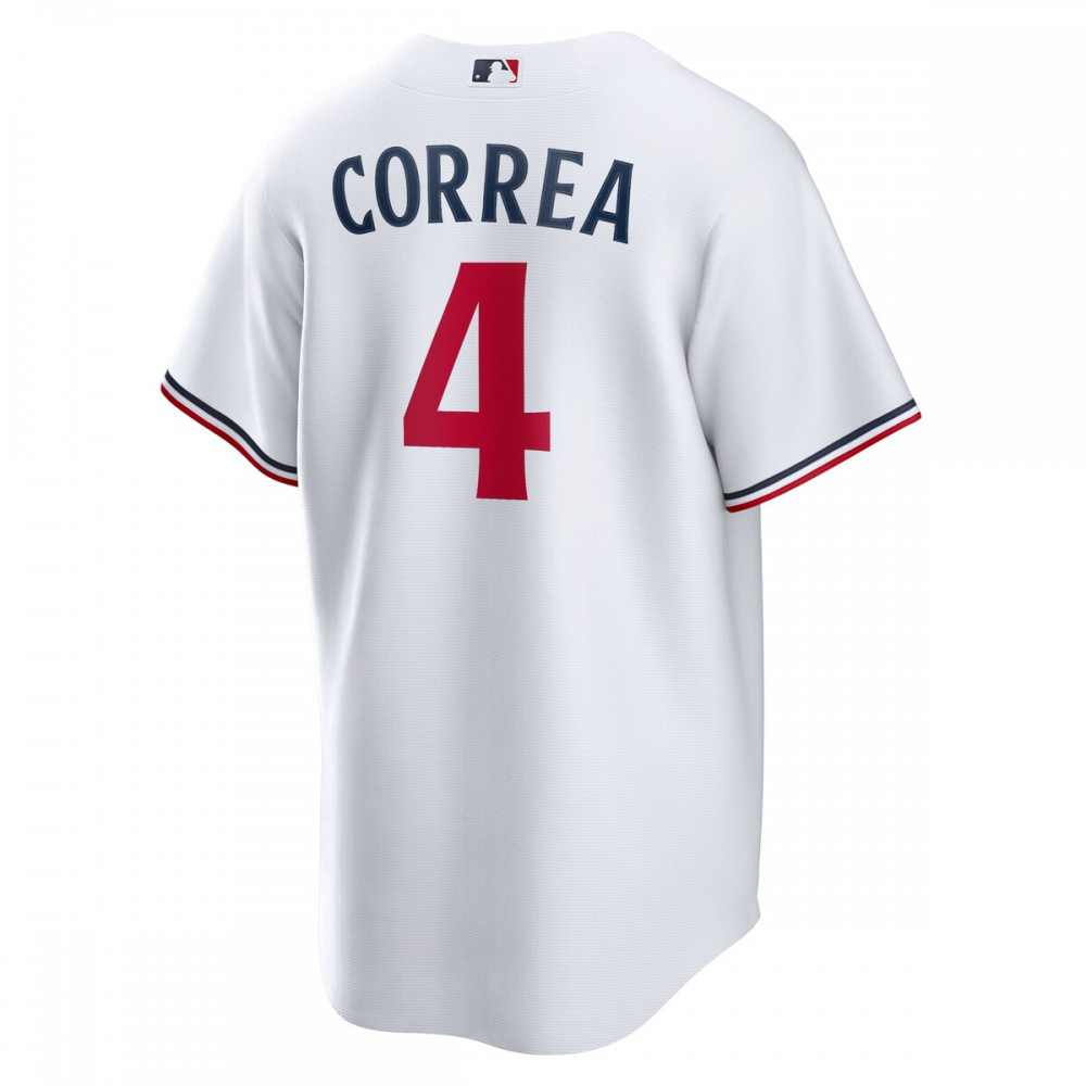 Carlos Correa Minnesota Twins Home Replica Player Jersey - White-Pro Kit Vault | Brand New 26/27 Sports Jerseys