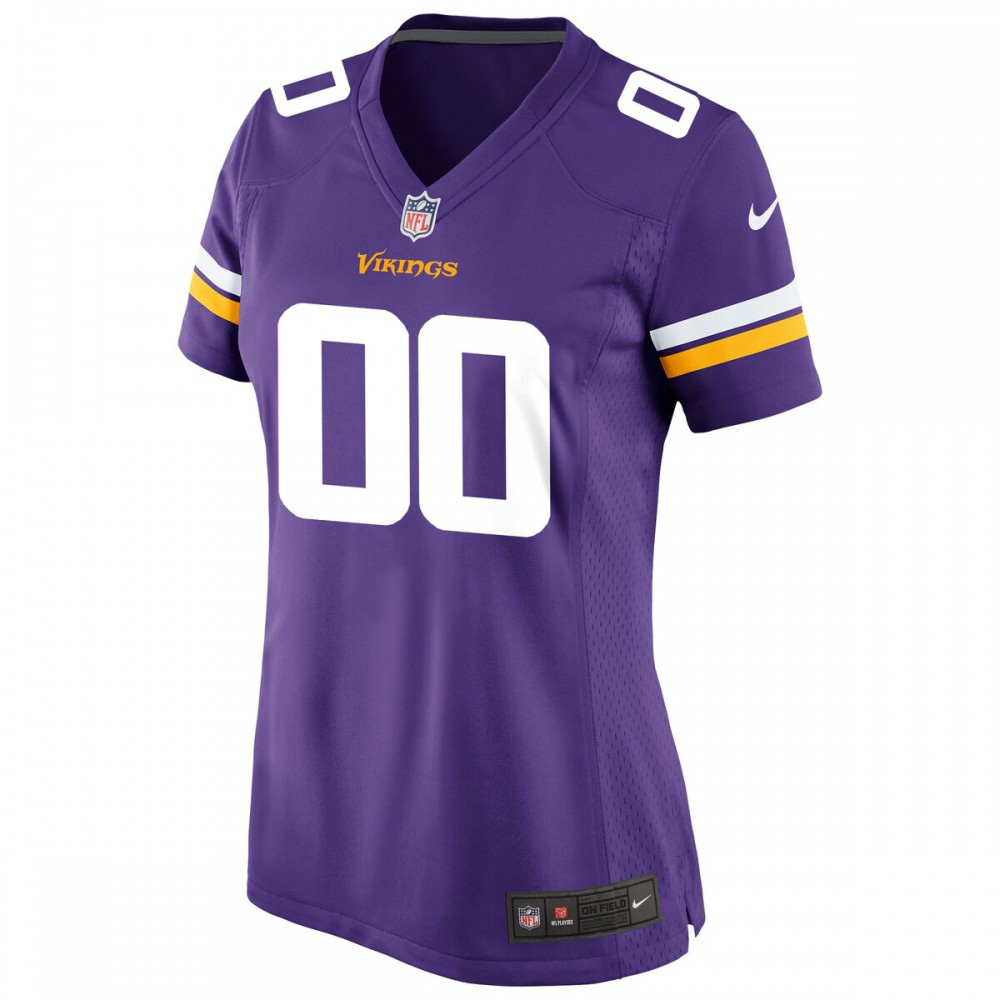 Minnesota Vikings Women's Custom Game Jersey - Purple-Pro Kit Vault | Brand New 26/27 Sports Jerseys