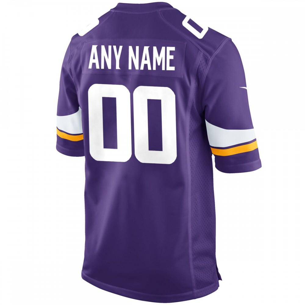Minnesota Vikings Custom Game Jersey - Purple-Pro Kit Vault | Brand New 26/27 Sports Jerseys