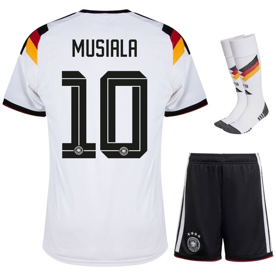 Musiala Germany Kids' Home Kit 2026-2027 | Football Sport-Pro Kit Vault | Brand New 26/27 Sports Jerseys