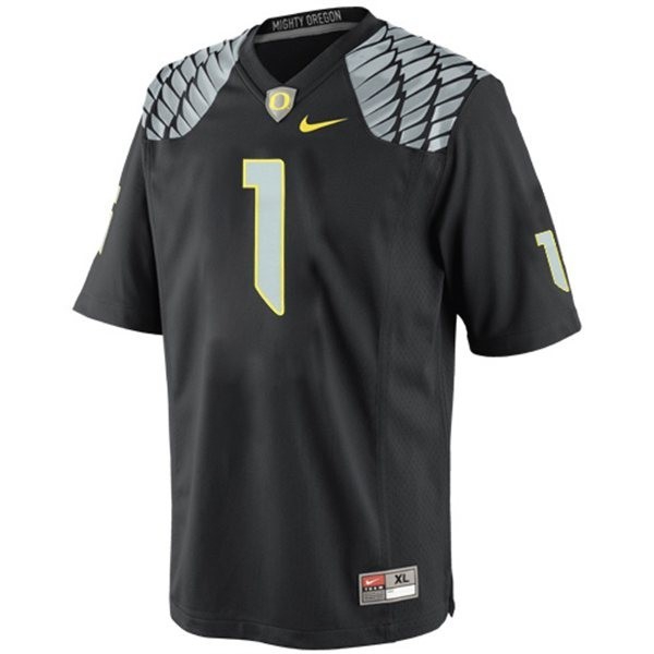 Oregon Ducks Josh Huff #1 Black Youth(Kids) Jersey Nike-Pro Kit Vault | Brand New 26/27 Sports Jerseys