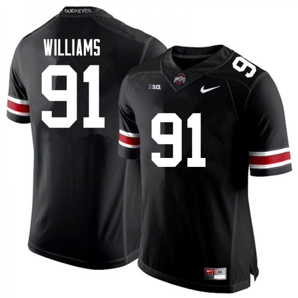Nike Ohio State Buckeyes #91 Tyleik Williams Men Stitch Jersey - Black-Pro Kit Vault | Brand New 26/27 Sports Jerseys