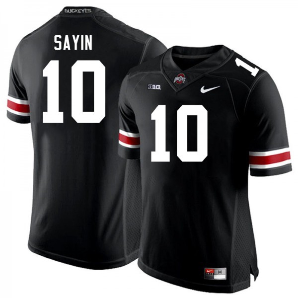 Men Ohio State Buckeyes #10 Julian Sayin Black Nike Stitch Jersey-Pro Kit Vault | Brand New 26/27 Sports Jerseys