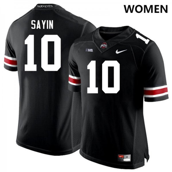 Women's Ohio State Buckeyes #10 Julian Sayin Black Nike Stitch Jerseys-Pro Kit Vault | Brand New 26/27 Sports Jerseys