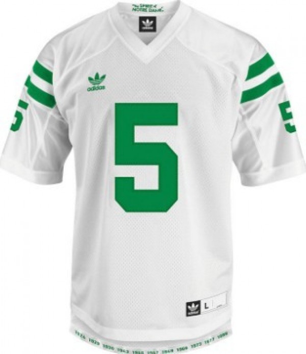 Youth(Kids) Notre Dame Fighting Irish #5 Manti Te'o White Adidas Jersey-Pro Kit Vault | Brand New 26/27 Sports Jerseys