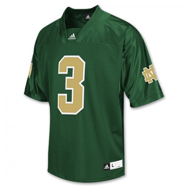 Notre Dame Fighting Irish Joe Montana #3 Green Youth(Kids) Jersey Adidas-Pro Kit Vault | Brand New 26/27 Sports Jerseys