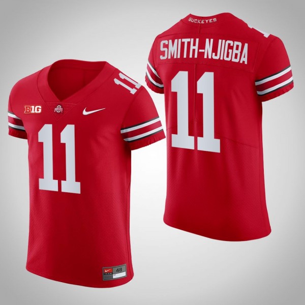 Nike Ohio State Buckeyes #11 Jaxon Smith-Njigba Men Stitch Jersey - Scarlet-Pro Kit Vault | Brand New 26/27 Sports Jerseys