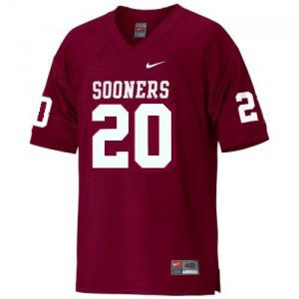 Nike Oklahoma Sooners #20 Billy Sims Men Stitch Jersey - Red-Pro Kit Vault | Brand New 26/27 Sports Jerseys