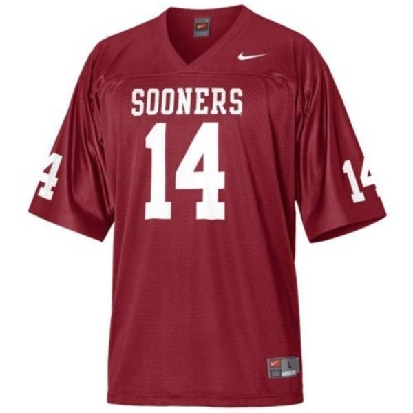 Nike Oklahoma Sooners #14 Sam Bradford Youth(Kids) Jersey - Red-Pro Kit Vault | Brand New 26/27 Sports Jerseys