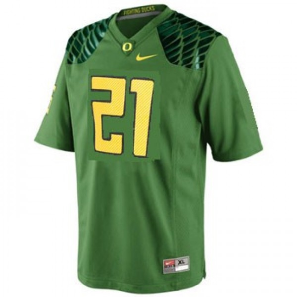 Oregon Ducks LaMichael James #21 Apple Green Youth(Kids) Jersey Nike-Pro Kit Vault | Brand New 26/27 Sports Jerseys