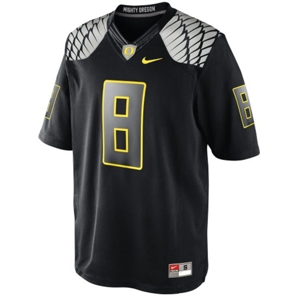 Oregon Ducks Marcus Mariota #8 Black Youth(Kids) Jersey Nike-Pro Kit Vault | Brand New 26/27 Sports Jerseys