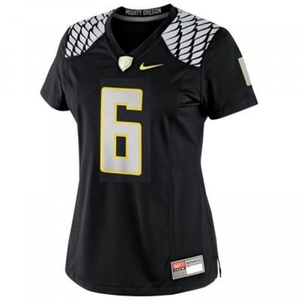 Oregon Ducks Number De'Anthony Thomas #6 Black Womens Jersey Nike-Pro Kit Vault | Brand New 26/27 Sports Jerseys