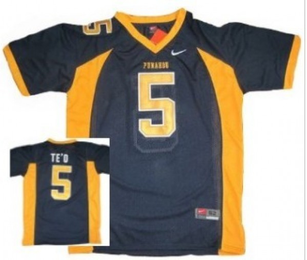 Punahou High School(Honolulu) Manti Te'o #5 Blue Men Stitch Jersey Nike-Pro Kit Vault | Brand New 26/27 Sports Jerseys