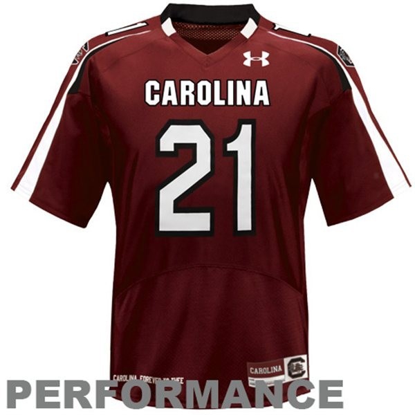 Under Armour South Carolina Gamecocks #21 Marcus Lattimore Men Stitch Jersey - Red-Pro Kit Vault | Brand New 26/27 Sports Jerseys