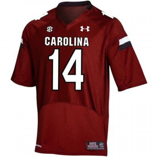Under Armour South Carolina Gamecocks #14 Connor Shaw Men Stitch Jersey - Red-Pro Kit Vault | Brand New 26/27 Sports Jerseys