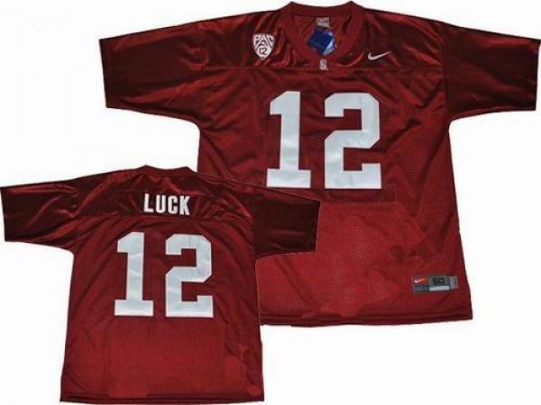 Nike Stanford Cardinal #12 Andrew Luck Men Stitch Jersey - Red-Pro Kit Vault | Brand New 26/27 Sports Jerseys
