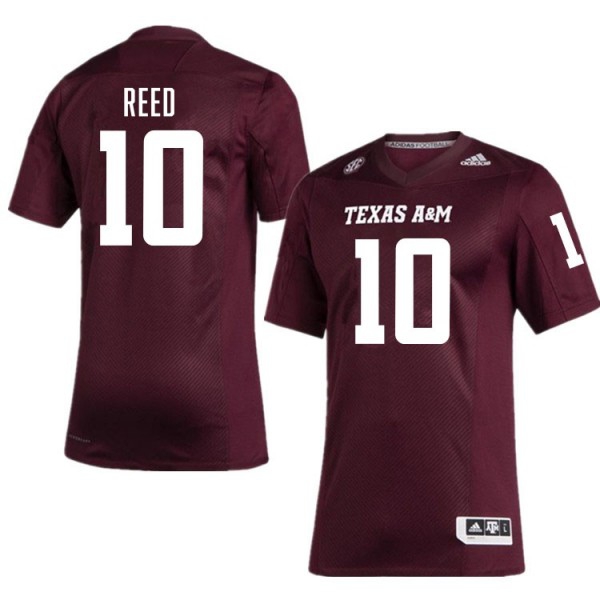 Men Texas A&M Aggies #10 Marcel Reed Maroon Stitch Jersey-Pro Kit Vault | Brand New 26/27 Sports Jerseys