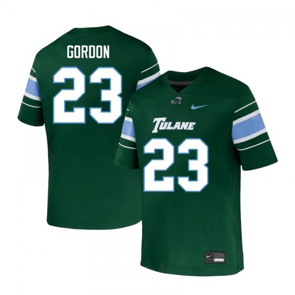 Tulane Green Wave #23 Javin Gordon Men Stitch Jersey - Green-Pro Kit Vault | Brand New 26/27 Sports Jerseys