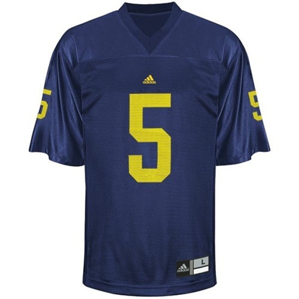 Michigan Wolverines John Wangler #5 Blue Youth(Kids) Jersey Adidas-Pro Kit Vault | Brand New 26/27 Sports Jerseys