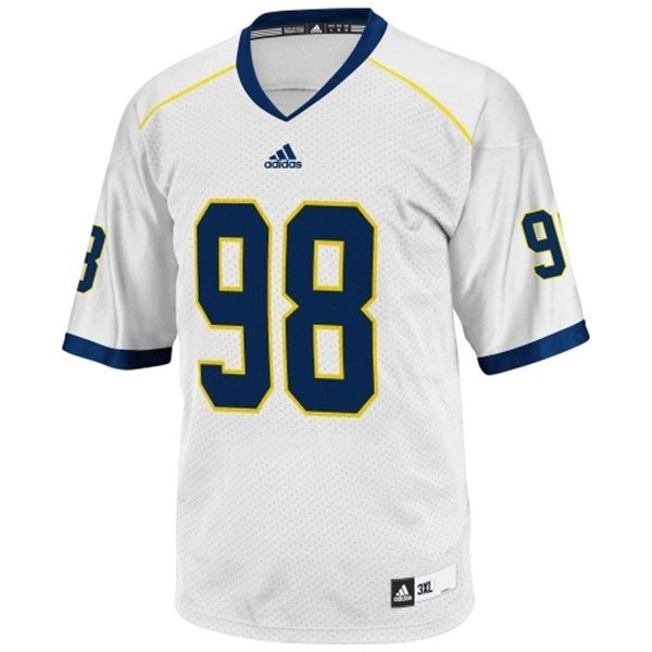 Youth(Kids) Michigan Wolverines #98 Devin Gardner White Adidas Jersey-Pro Kit Vault | Brand New 26/27 Sports Jerseys