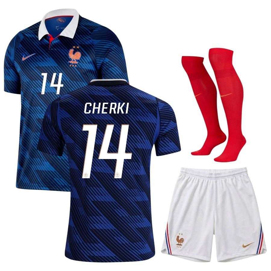New France Cherki Home Kids' World Cup 2026 Kit-Pro Kit Vault | Brand New 26/27 Sports Jerseys