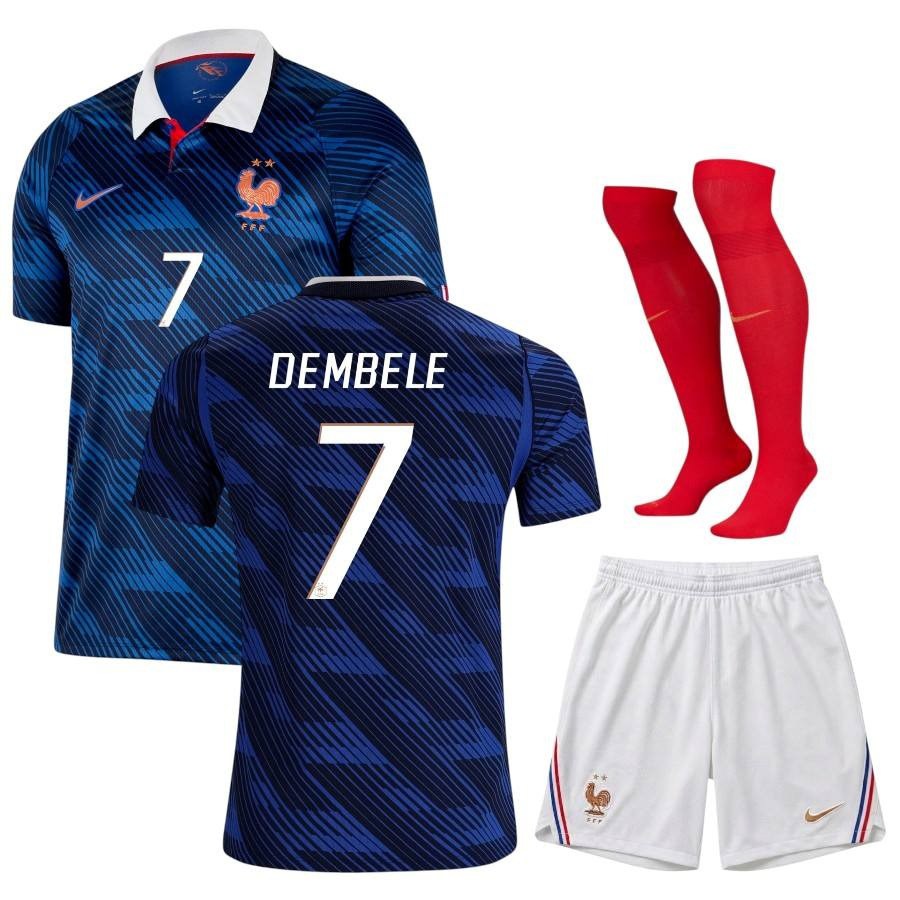 New Kids France Dembele Home Kit World Cup 2026-Pro Kit Vault | Brand New 26/27 Sports Jerseys