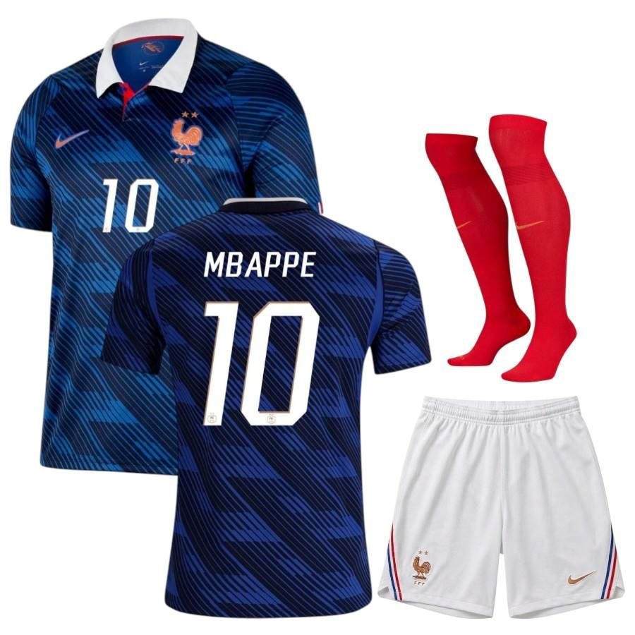 New Kids' France Mbappé Home Kit World Cup 2026-Pro Kit Vault | Brand New 26/27 Sports Jerseys
