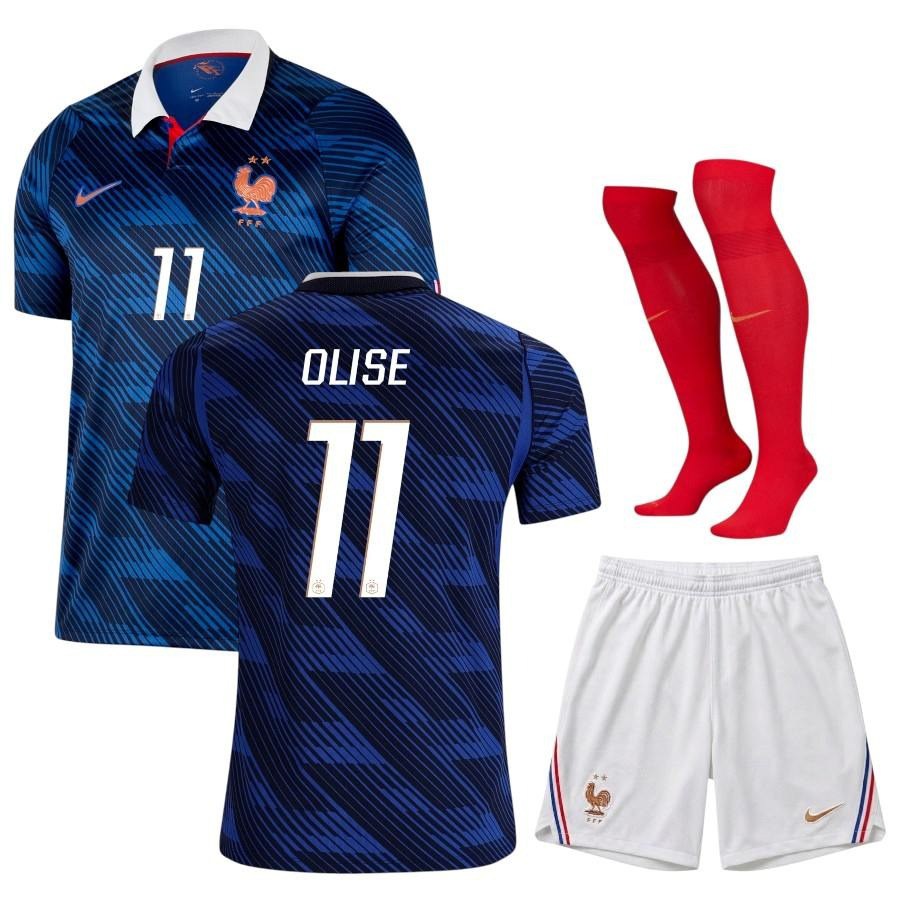 New Kids France Olise Home Kit World Cup 2026-Pro Kit Vault | Brand New 26/27 Sports Jerseys