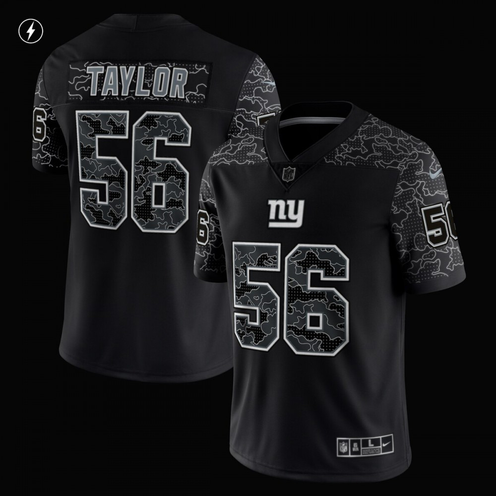 Lawrence Taylor New York Giants Retired Player RFLCTV Limited Jersey - Black-Pro Kit Vault | Brand New 26/27 Sports Jerseys
