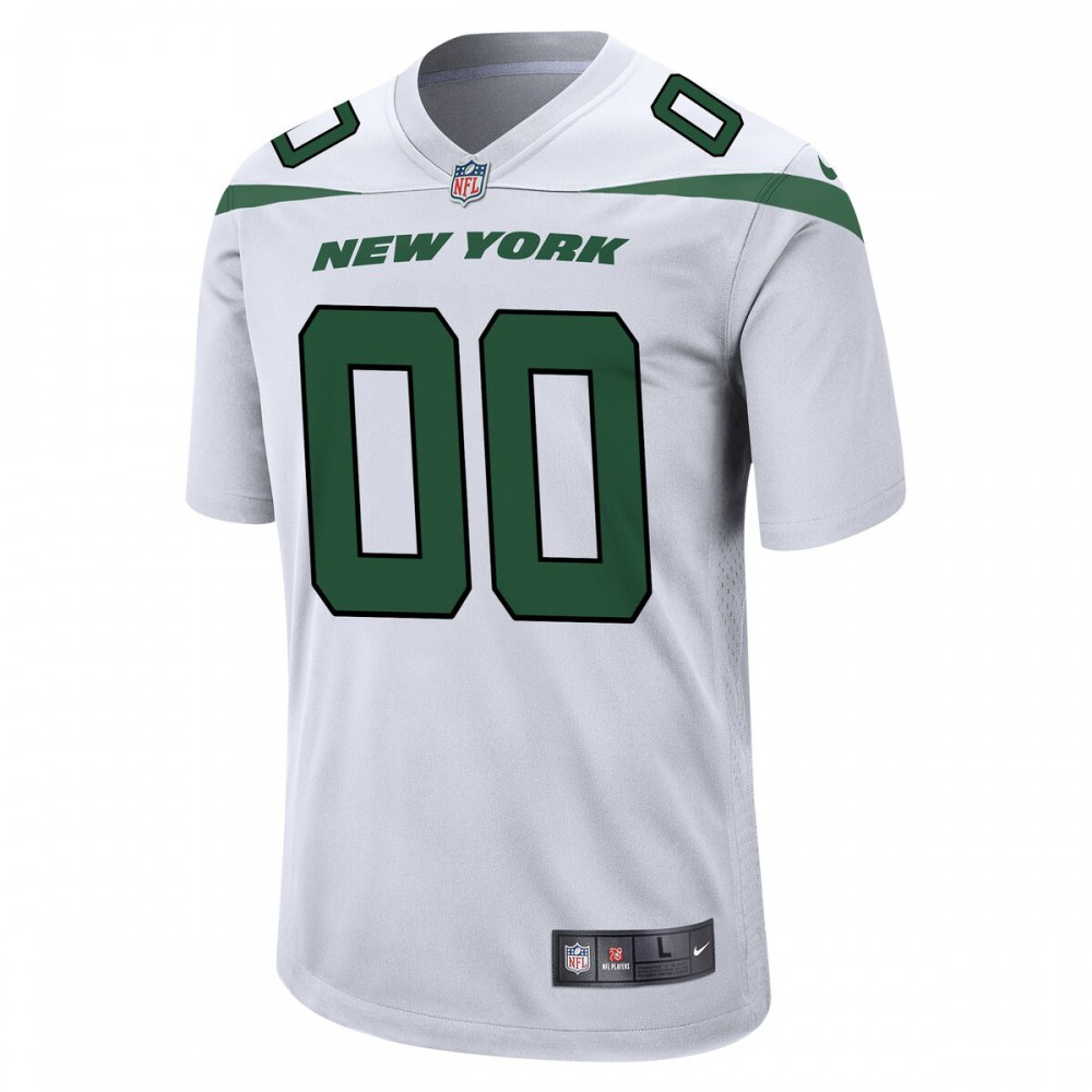 New York Jets Custom Game Jersey - White-Pro Kit Vault | Brand New 26/27 Sports Jerseys