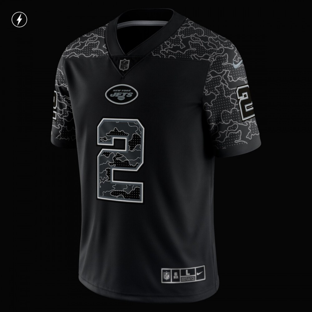 Zach Wilson New York Jets RFLCTV Limited Jersey - Black-Pro Kit Vault | Brand New 26/27 Sports Jerseys