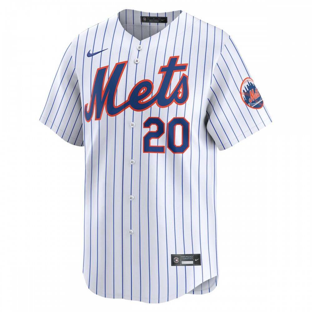 Pete Alonso New York Mets Home Limited Player Jersey - White-Pro Kit Vault | Brand New 26/27 Sports Jerseys