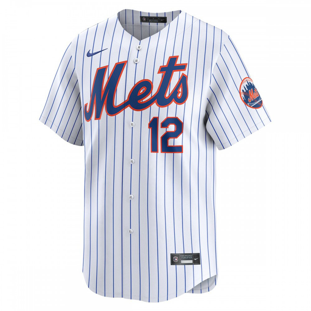 Francisco Lindor New York Mets Youth Home Limited Player Jersey - White-Pro Kit Vault | Brand New 26/27 Sports Jerseys