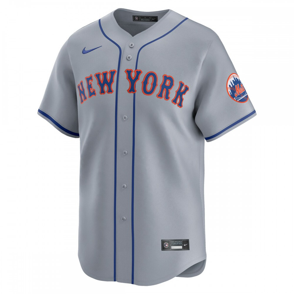 New York Mets Away Limited Jersey - Gray-Pro Kit Vault | Brand New 26/27 Sports Jerseys
