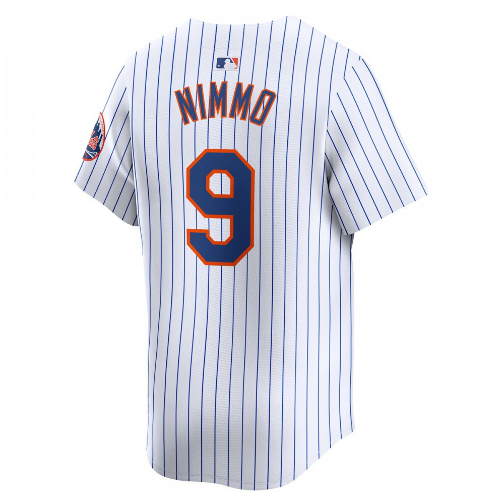 Brandon Nimmo New York Mets Home Limited Player Jersey - White-Pro Kit Vault | Brand New 26/27 Sports Jerseys